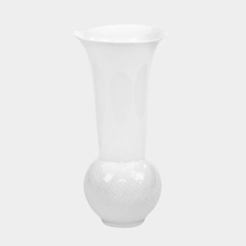 Vase weiß groß 30 cm