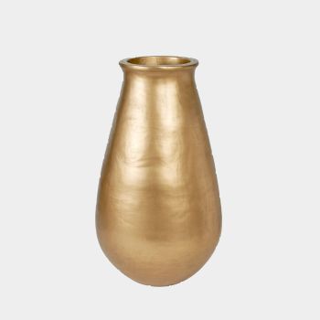 Saabuur Keramik Gefäß matt gold