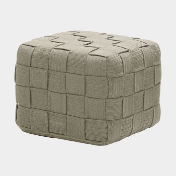 Cube Hocker taupe