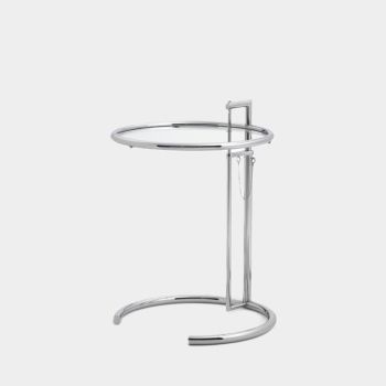 Classicon Adjustable Table E 1027 Tischplatte Klarglas