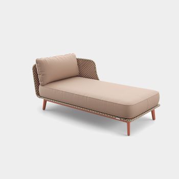 Dedon Mbarq Daybed links chestnut