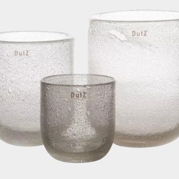 DutZ Blumenvase mit Blasen 19 cm