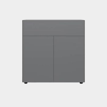 F10 Connect Container mit 2 Türen und Schublade graphite