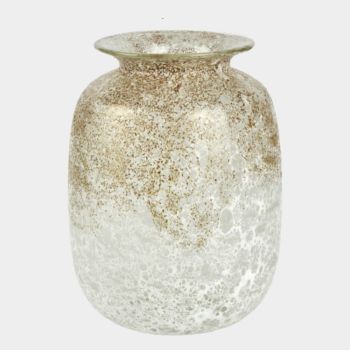 Lambert Paomo Vase weiß gold