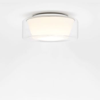 Serien Lighting Curling Ceiling Deckenleuchte Klar- / Opalglas konisch LED