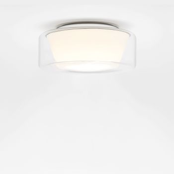 Serien Lighting Curling Ceiling Deckenleuchte Klar- / Opalglas zylindrisch LED