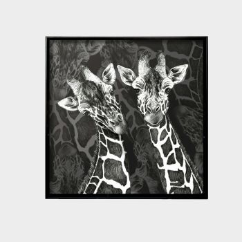 Taitu Wild Spirit Tablett Giraffe 45 x 45 cm