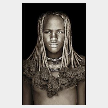 Thomas Albrecht Gobelinbild "Himba Girl" Namibia
