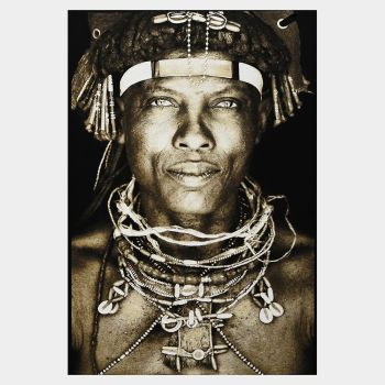 Thomas Albrecht Gobelinbild "Ovakakaona Tribe" Angola
