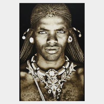 Gobelinbild "Samburu Warrior" Kenya