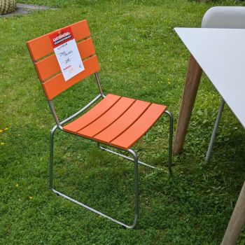 Weishäupl Balcony Stuhl orange Neumühle Ausstellung