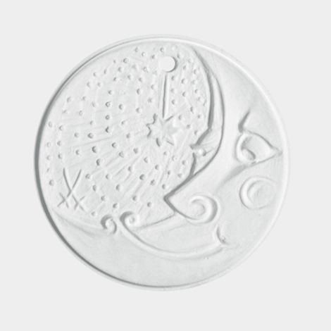 Meissen Porzellan Mond bisquit 4,2 cm