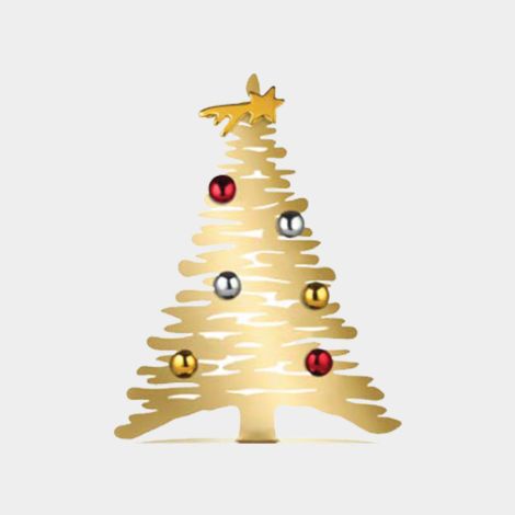 Alessi Bark for Christmas Weihnachtsbaum Gold