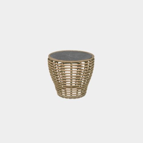Cane-line Basket Couchtisch Gestell natur klein