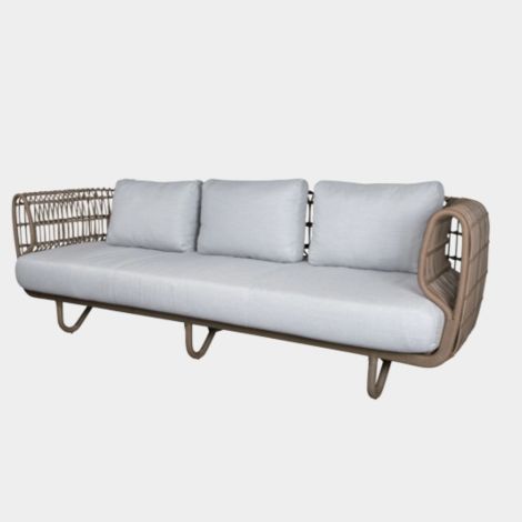 Cane-line Nest 3-Sitzer Sofa Outdoor natur