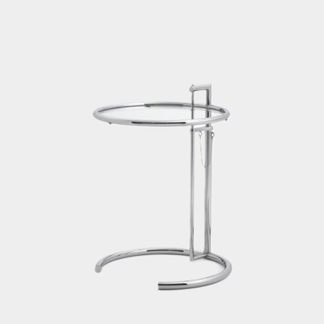 Classicon Adjustable Table E 1027 Tischplatte Klarglas