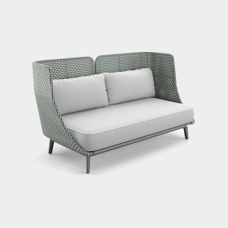Mbarq 3er-Sofa mit hoher Rückenlehne baltic