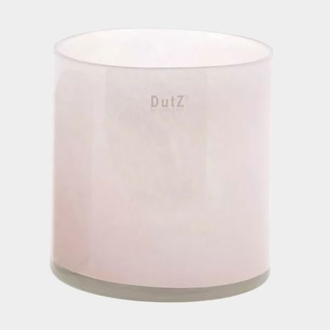 Dutz Zylinder Glasvase rosa groß