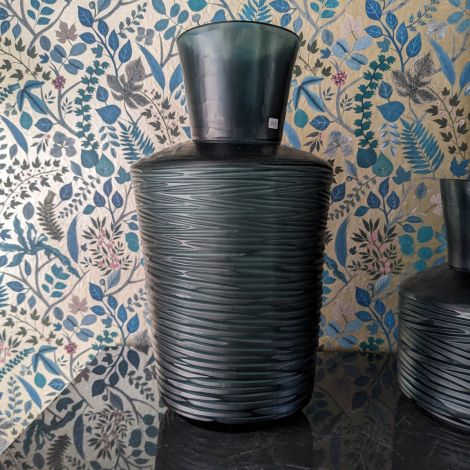 Giax Vase Glas handgeschliffen