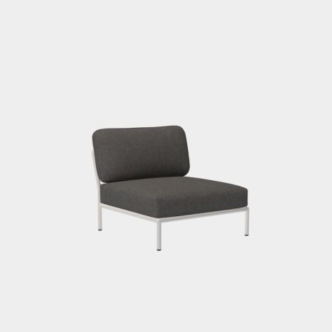 Houe Level Lounge Chair Muted White Dark grey basic