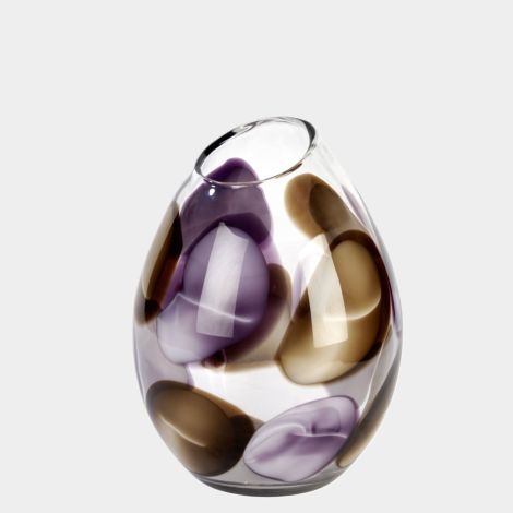 Lambert Bagodar Vase Glas violet H30,5 cm