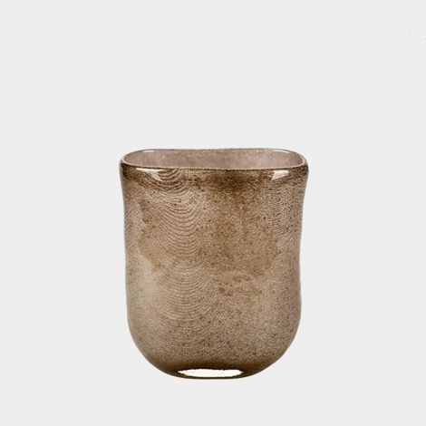 Lambert Cellini Vase oval taupe mittel