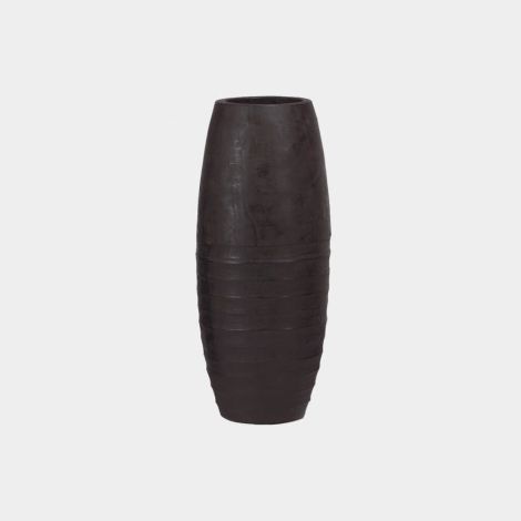 Lambert Sansibar Gefäß / Vase schlank kohle groß