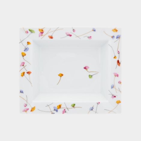 Meissen Porzellan Vide-Poche Precious Flowers 16 x 13,5 cm