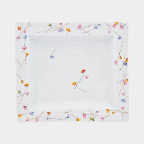 Meissen Porzellan Vide-Poche Precious Flowers 21 x 18,5 cm