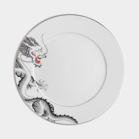 Meissen Vitruv Glücksdrache Platinum Speiseteller Ø 29 cm