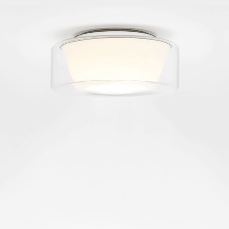 Serien Lighting Curling Ceiling Deckenleuchte Klar- / Opalglas konisch LED