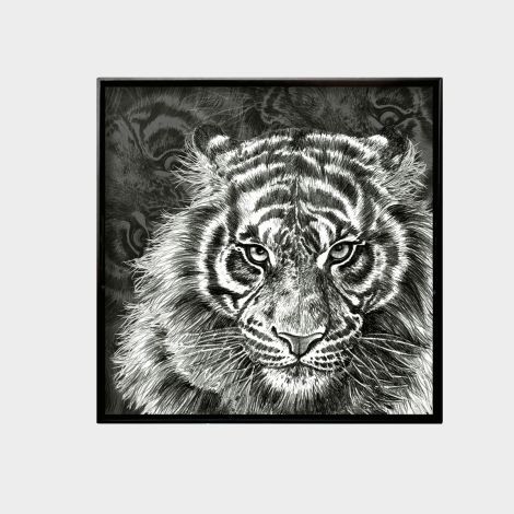 Taitu Wild Spirit Tablett Tiger 45 x 45 cm