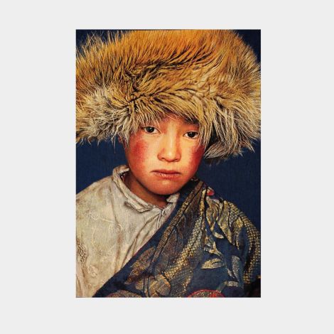 Thomas Albrecht Gobelinbild Tibetan Boy