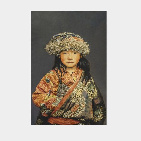 Thomas Albrecht Gobelinbild "Tibetan Child"