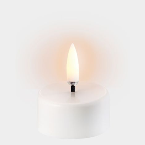 Uyuni LED Echtwachsteelicht Premium 3,9 x 2 cm 