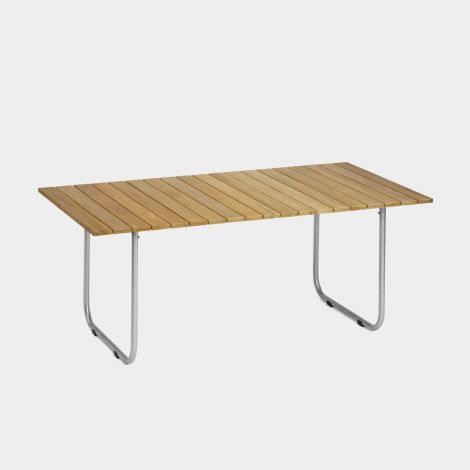 Weishäupl Prato Tisch mit Teak-Tischplatte groß