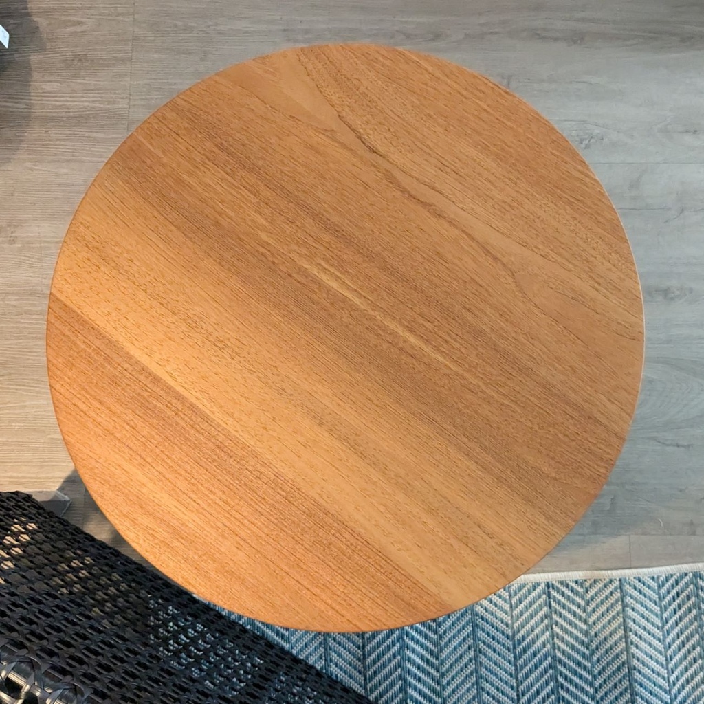 Trio Teak massiv Ø 65 cm Edelstahl Ausstellungsstück