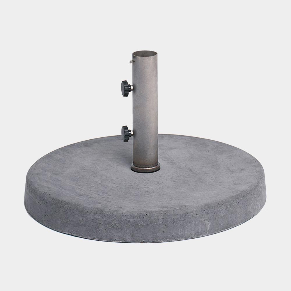 Bodenplatte Beton 75 kg, Ø 54 mm Hülse