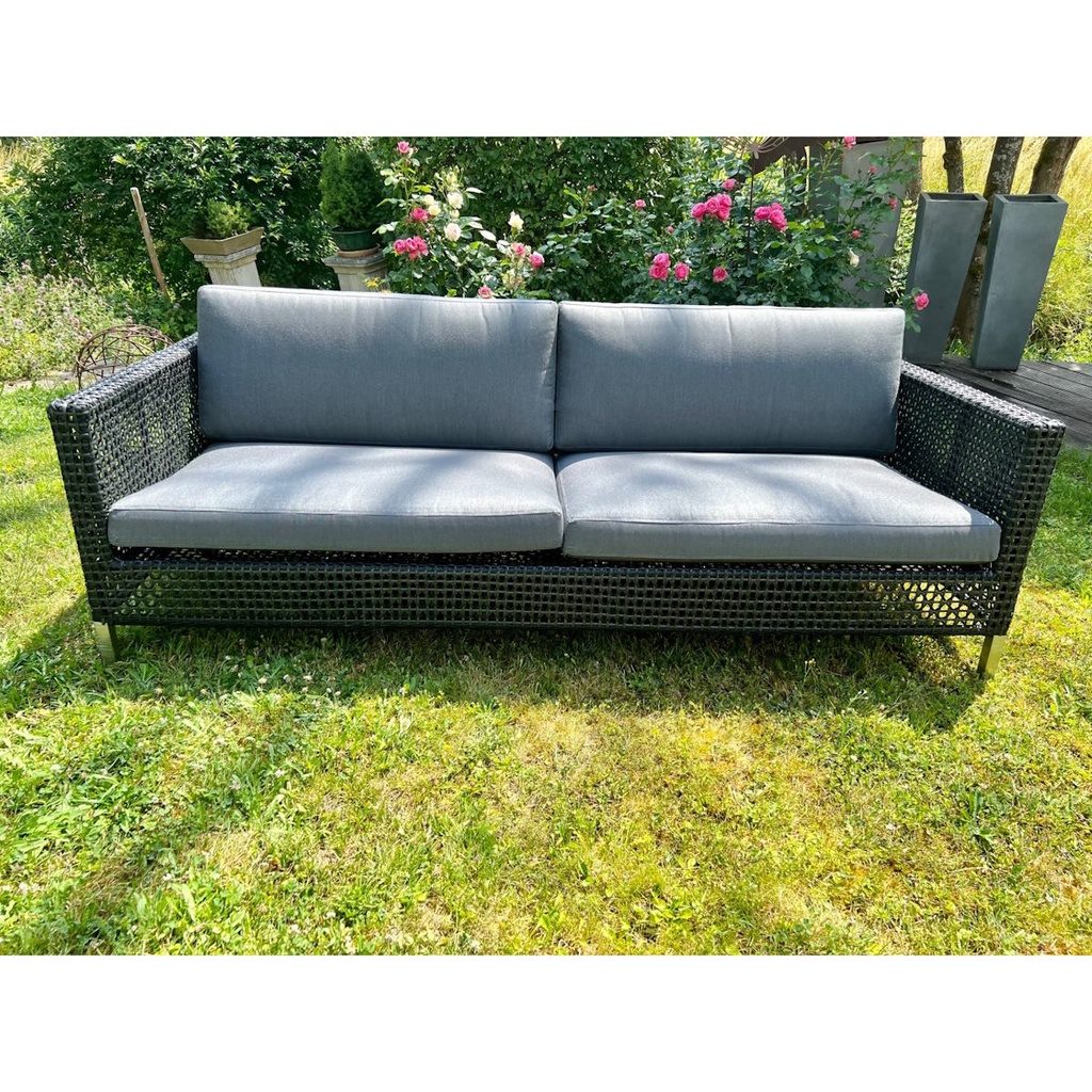 Connect 3-Sitzer Sofa black / antracite Ausstellungsstück